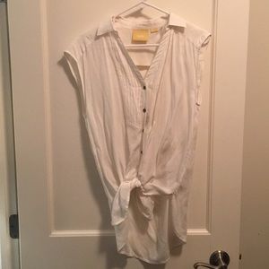 Maeve cream tank from Anthropologie.